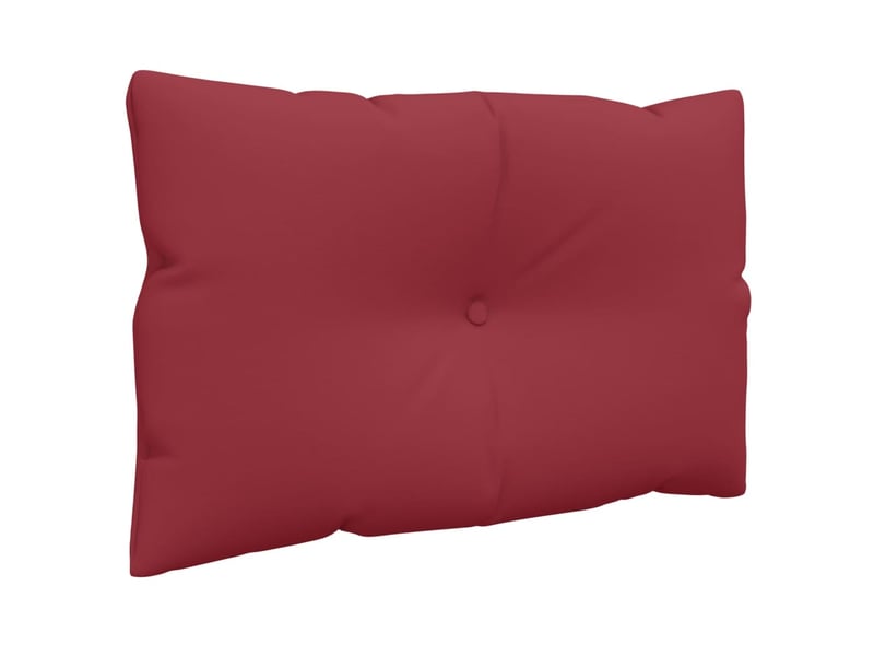  Lot de 3 coussins de palette, coussins de canapé rouge bordeaux tissu cf59703  - Conforama D