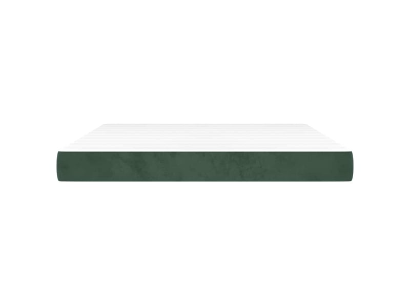  Matelas de lit à ressorts ensachés fermeté moyenne vert foncé 180x200x20 cm  - Conforama C