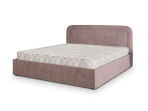 Lit coffre 160x200 cm <strong>MASSENO</strong> <strong></strong> coloris rose