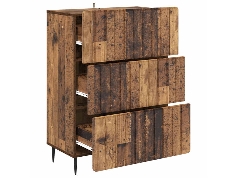  Armoire de rangement bureau, armoire à tiroirs 66 x 34,5 x 92 cm bois d'ingénierie shl2746  - Conforama E