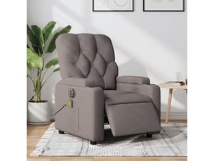 Fauteuil relax électrique   Tissu taupe