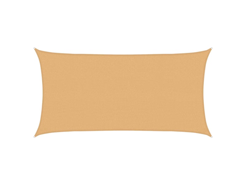  Vidaxl voile d'ombre sable 2 x 6 m hdpe  - Conforama C