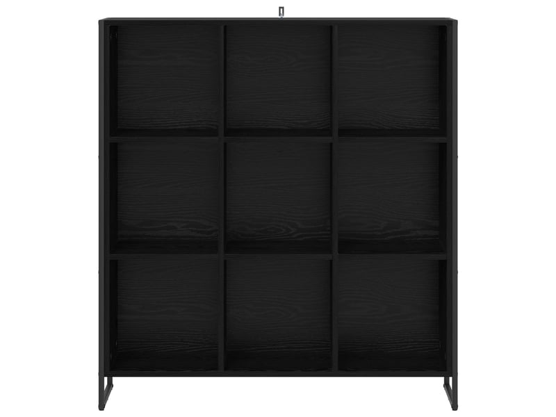  Bibliothèque, armoire à livres 99,5 x 30 x 108 cm bois d'ingénierie chêne noir shl2476  - Conforama E