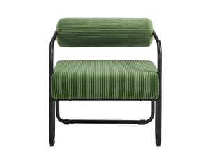 Fauteuil fixe <strong>HAUSS SPOLE</strong> <strong></strong> Velours côtelé vert vendu A l'unité