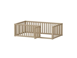 Lit simple 90x200 cm ELVMI coloris naturel