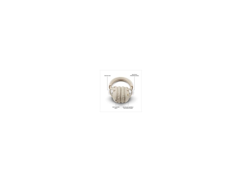  Casque audio sans fil circum-aural cream anc avec mode transparence 8180962 - Conforama B