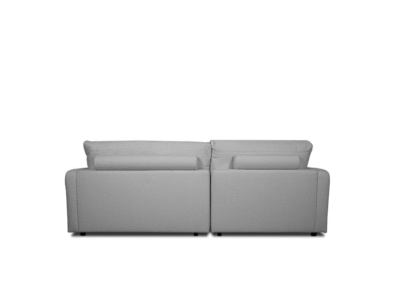 Canapé venezia laine bouclée angle d taupe 3 pl 3CA56.AS.3A.D.09 - Conforama E