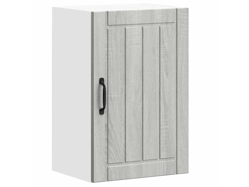 Meuble de rangement, armoire murale de cuisine lucca sonoma gris bois ingénierie shl2470 - Conforama A