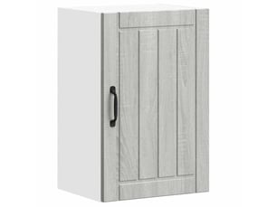 Meuble de rangement, armoire murale de cuisine lucca sonoma gris bois ingénierie shl2470