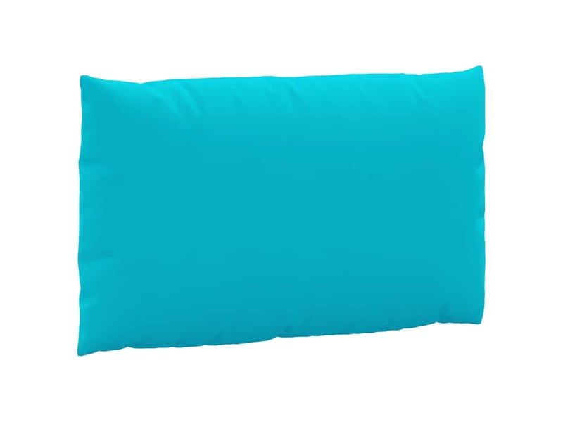 Lot de 3 coussins de palette, coussins de canapé turquoise tissu oxford cf59720  - Conforama E