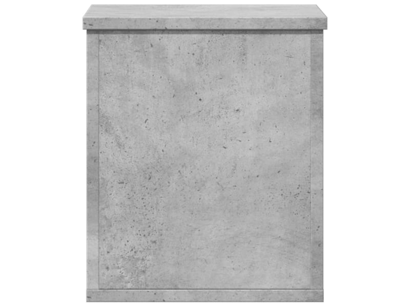  Boîte de rangement, coffre de rangement gris béton 30x35x35 cm bois d'ingénierie  - Conforama D