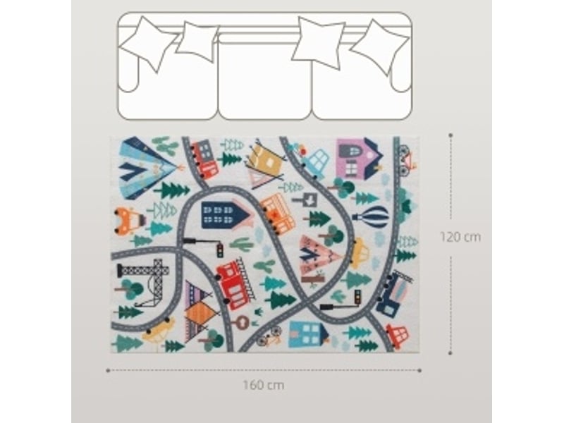  Coussin de bain de soleil gris 198 x 53 x 5 cm avec coussin de tête amovible, housse lavable pour extérieur  - Conforama C