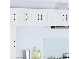 Meuble mural de cuisine | armoire de cuisine 2 pcs blanc bois d'ingénierie shl6060