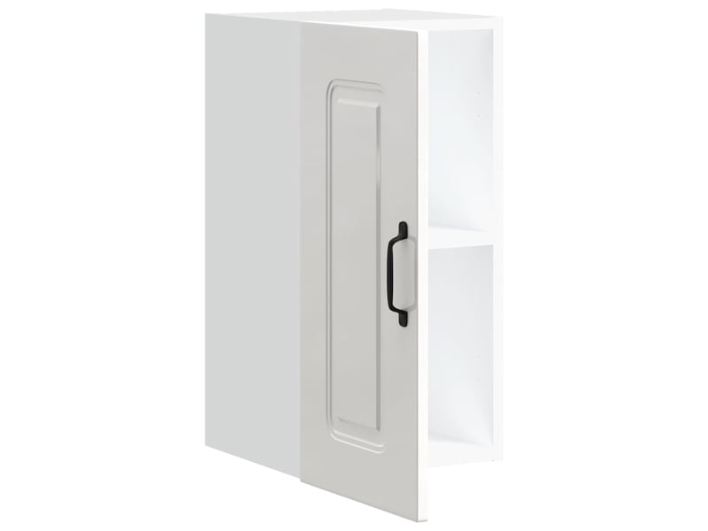 Armoire murale de cuisine kalmar blanc brillant bois ingénierie shl2949  - Conforama E