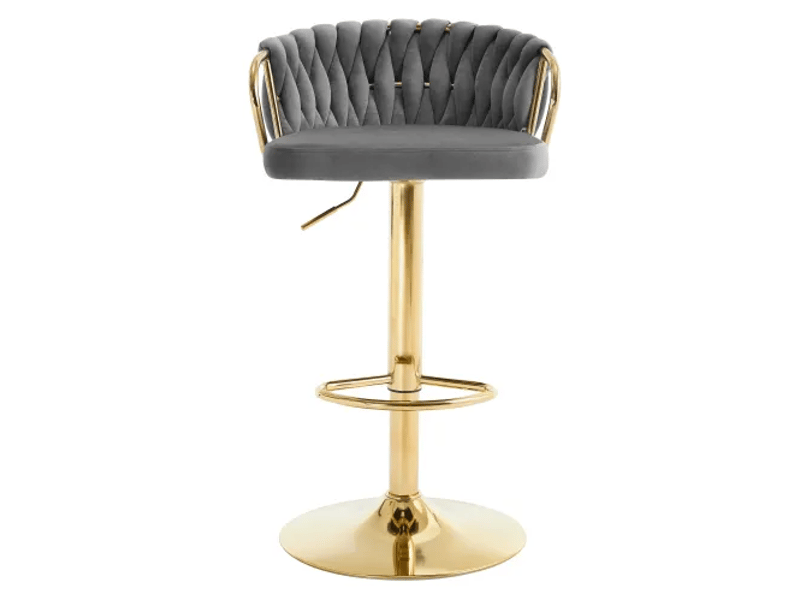  Tabouret de bar élégance 1 pièce, coussin doux, siège confortable, cuisine et café modernes  - Conforama A