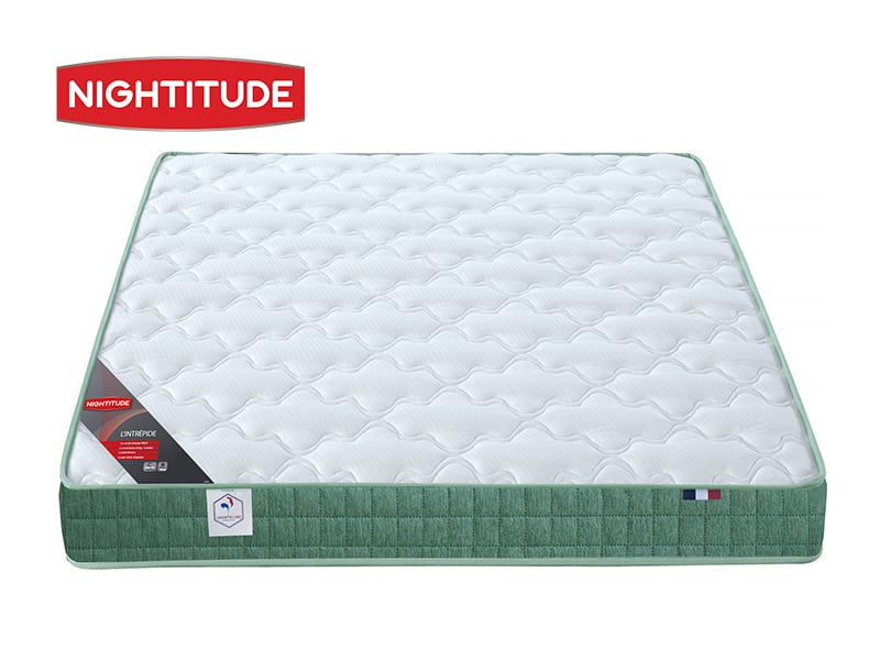 Matelas mousse + latex 160x200 cm NIGHTITUDE L'INTREPIDE - Conforama A