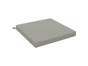 Coussin de siège, coussin d'assise 1 pièce soest 100 % polyester gris cf55616