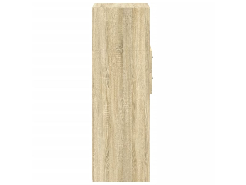  Buffet haut - bahut - meuble de rangement chêne sonoma 45x42,5x124 cm bois d'ingénierie  - Conforama E
