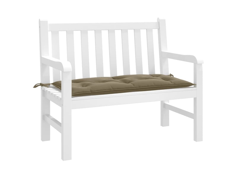  Coussin de banc de jardin, coussin d'assise taupe mélangé 100x50x7 cm tissu cf52837  - Conforama B