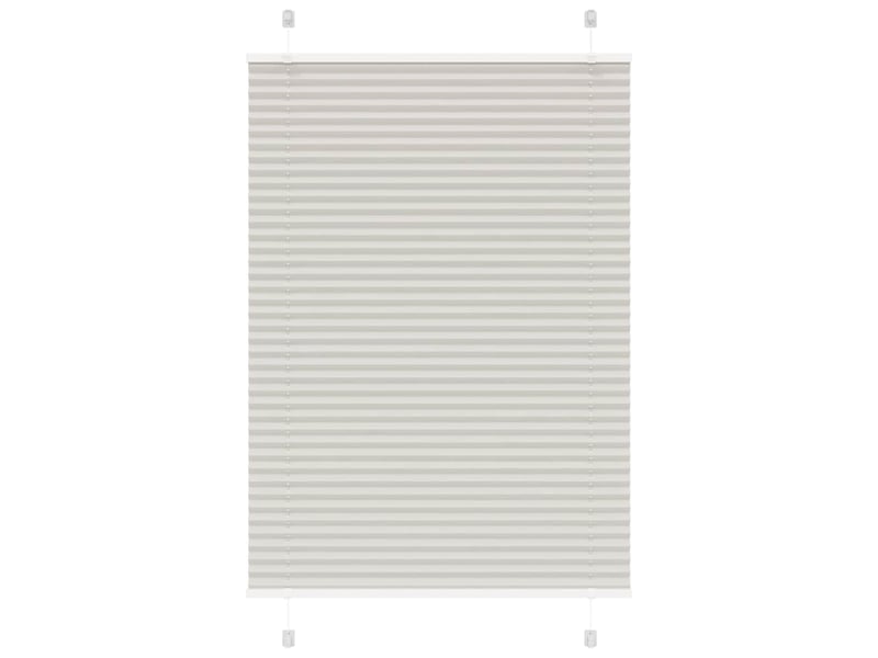 Store plissé, store de fenêtre gris clair 90x100 cm largeur du tissu 89,4 cm cf46910 - Conforama B