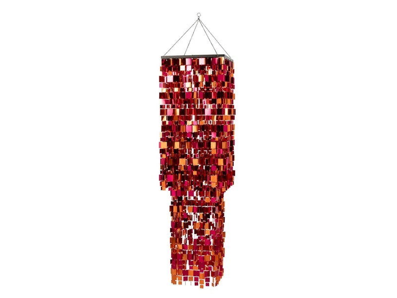  Abat-jour suspension sequins dagmar 180cm rose  - Conforama A