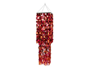 Abat-jour suspension sequins dagmar 180cm rose