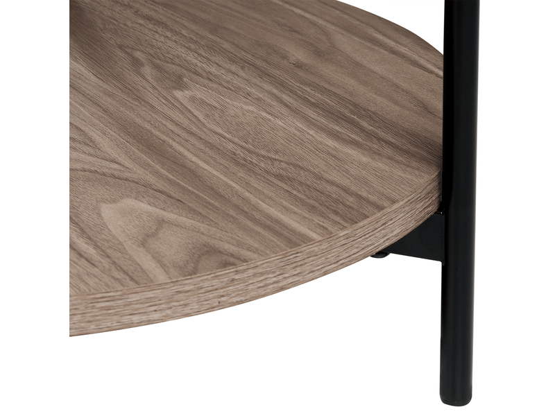 Table d'appoint lander marron foncé - Conforama E