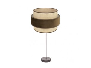 Lampe à poser fabrilamp reyes marronnaturel-marron 1 x e27 64 x 30 x 30 cm