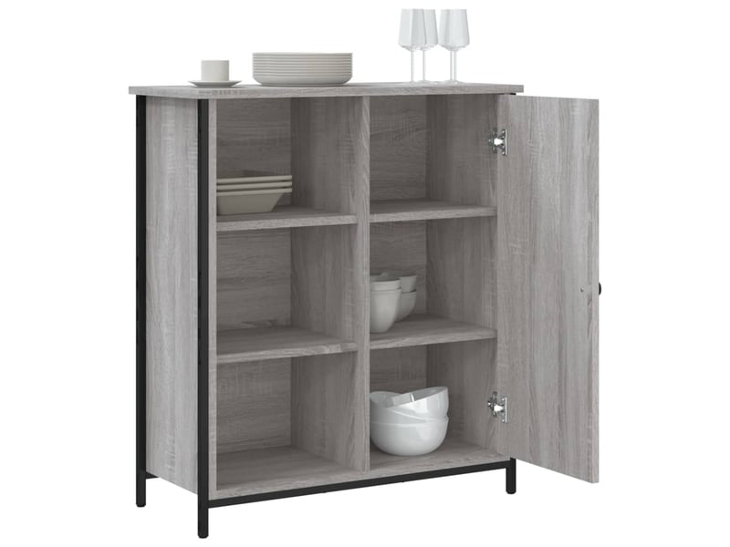  Buffet - bahut - meuble de rangement sonoma gris 70x30x80 cm bois d'ingénierie  - Conforama D