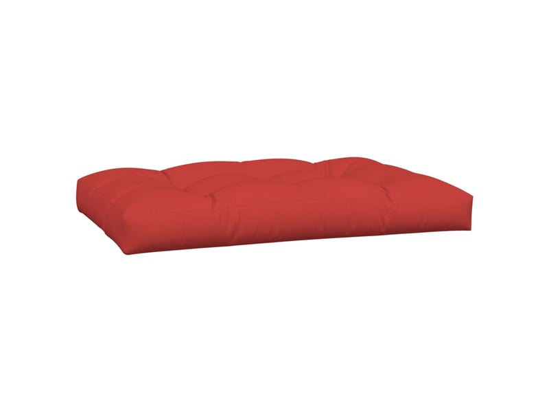  Lot de 2 coussins de palette, coussins de canapé rouge tissu cf59611  - Conforama D