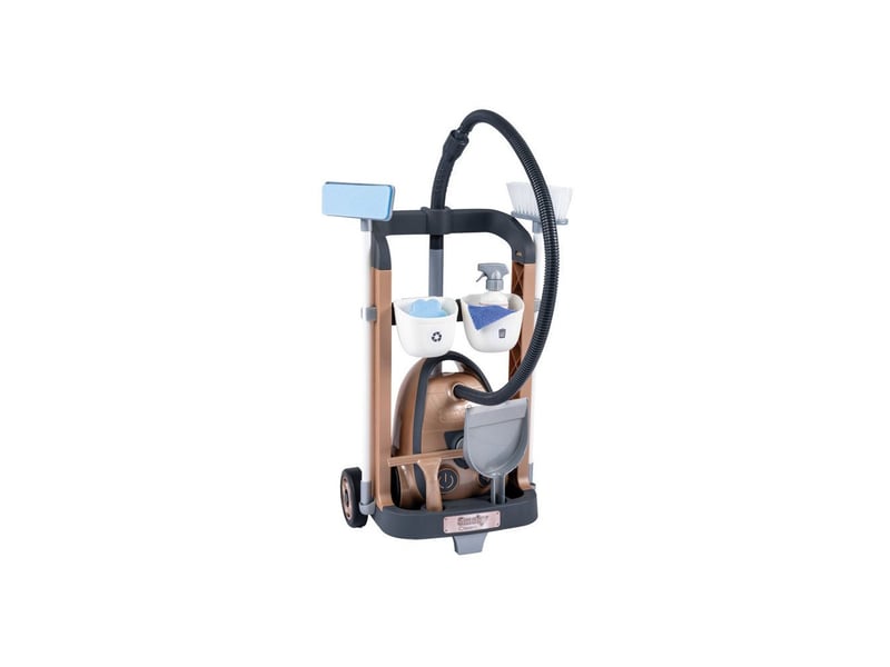  Chariot menage enfant avec aspirateur jouet et 9 accessoires des 3 ans SMO3032160113693 - Conforama A