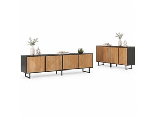 Meuble tv coloris bicolore 180 cm VLIVRA  