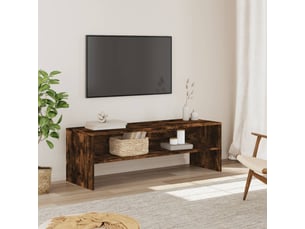 Meuble tv coloris marron 120 cm <strong></strong>  <strong></strong>