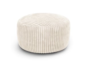 Pouf / repose pied MEULVA blanc