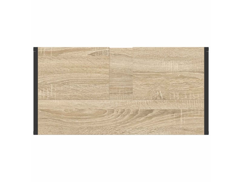  Ensemble de mobilier de salle de bain 4 pièces chêne sonoma cf64550  - Conforama E