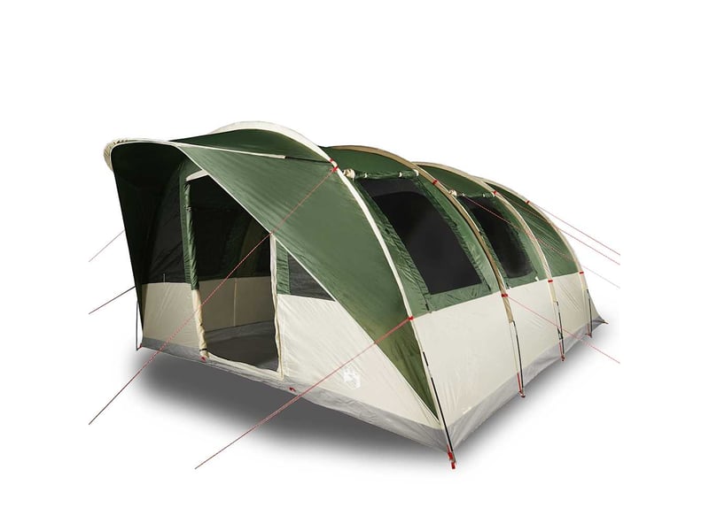 Tente de camping, tente tunnel 5 personnes vert imperméable shl8394 - Conforama A
