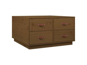 Table basse rectangulaire coloris marron  