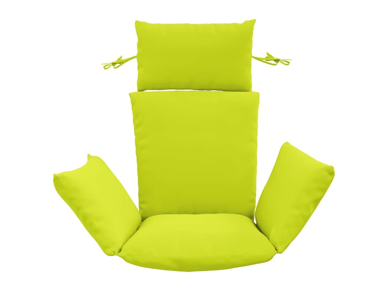  Coussin pour balançoire de chaise d'œuf, coussin d'intérieur et d'extérieur adirondack putten 100 % polyester vert vif. Cf50082  - Conforama C
