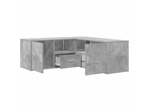 Armoire <strong></strong> <strong></strong> coloris gris largeur 200 cm