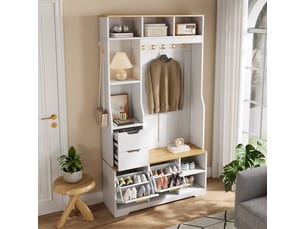 Armoire 0 porte(s) battante 0 tiroir(s) <strong></strong> <strong>Qualité haut de gamme</strong> coloris blanc largeur 32 cm