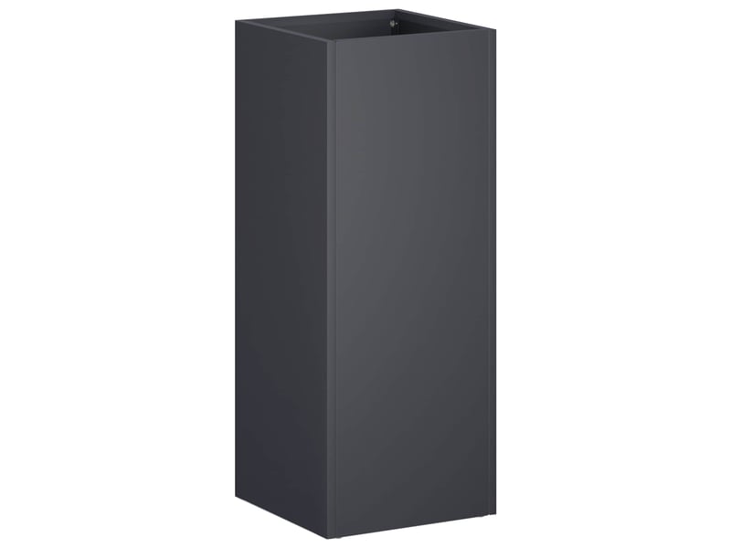  Jardinière - cache-pot de jardin anthracite 20 x 20 x 40 cm  - Conforama A