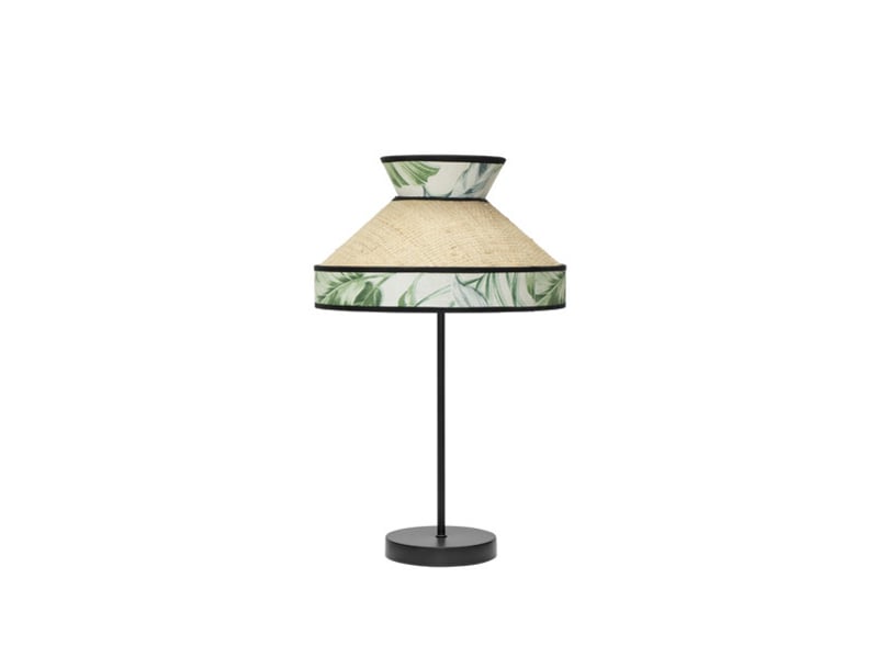  Lampe à poser fabrilamp constantinopla beigevert 1 x e27 61 x 30 x 30 cm 248871106 - Conforama A