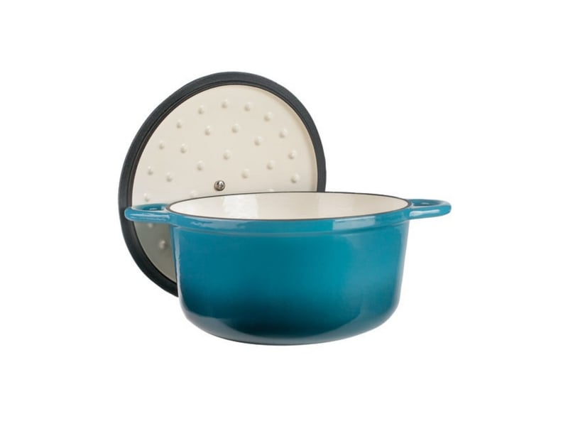  Lacor - cocotte ronde 24cm bleu  71704 - 71704 - Conforama B