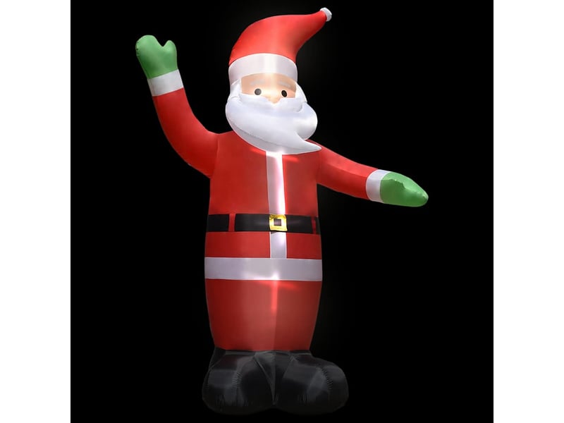  Père noël gonflable avec led décoration de noël ip44 4,5 m  - Conforama C