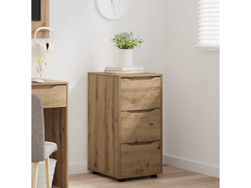  Meuble de rangement bureau | armoire de rangement 40 x 48 x 81 cm bois d'ingénierie  - Conforama D