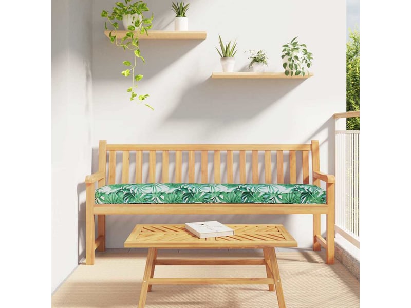  Coussin de palette, coussin de chaise, coussin de canapé motif feuille 200 x 40 x 8 cm tissu oxford cf55398  - Conforama B