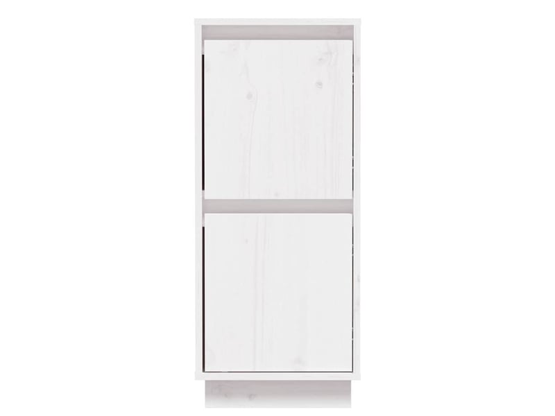  Buffet - bahut - meuble de rangement blanc 31,5x34x75 cm bois massif de pin  - Conforama E