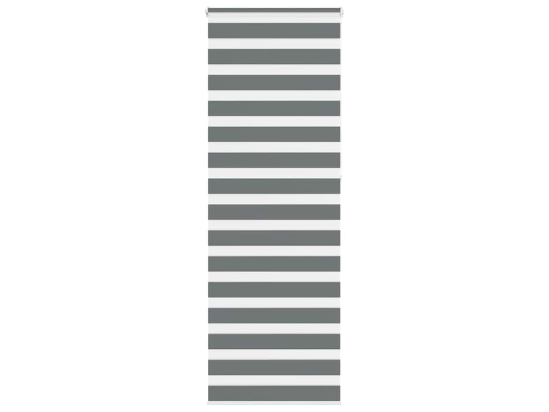  Store zèbre, store de fenêtre gris foncé largeur du tissu 70,9 cm polyester cf48622  - Conforama B