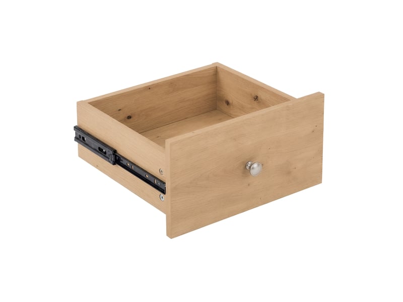  Buffet et enfilade avec 3 tiroirs et 2 portes, rangement polyvalent pour salle à manger, chêne, 120 × 40 × 80 cm  - Conforama E