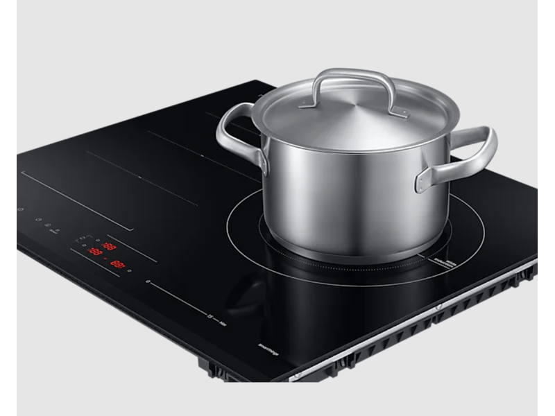 Samsung - table de cuisson induction 60cm 3 feux 7400w noir  nz63b6056gk - NZ63B6056GK - Conforama F